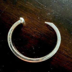 Giles & Brothers Thin railroad bracelet